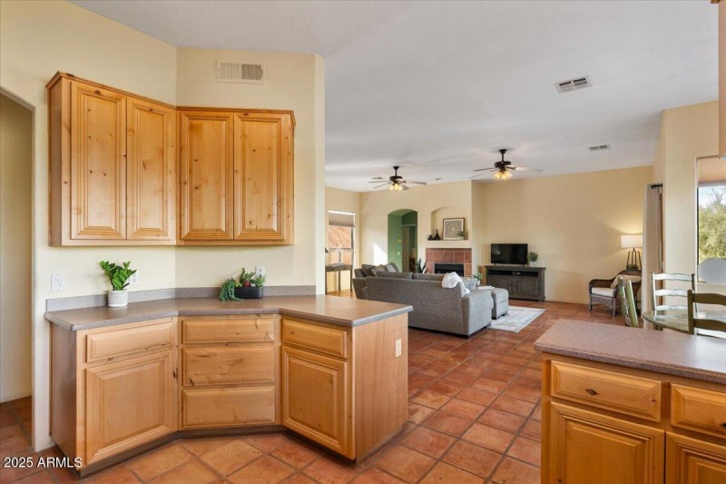 large kitchen with tons of storage