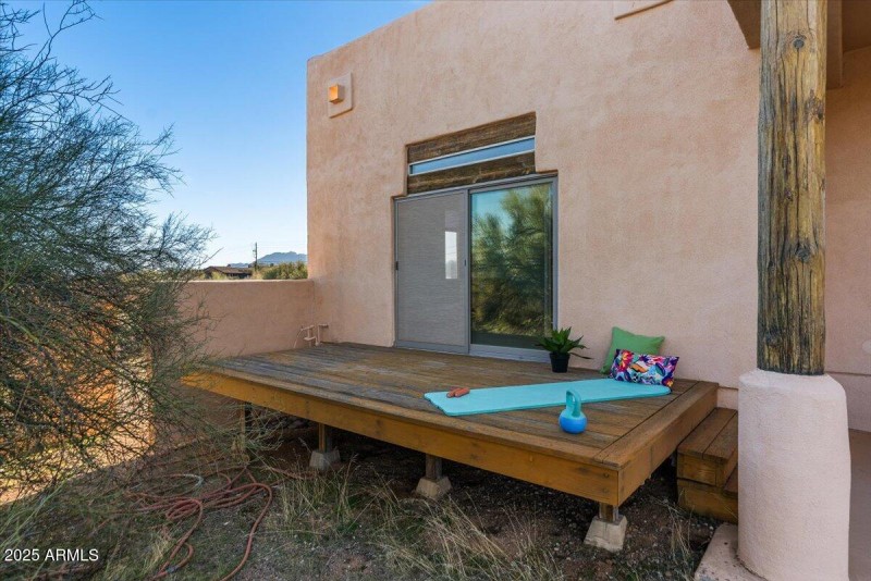 back of home - has two private decks