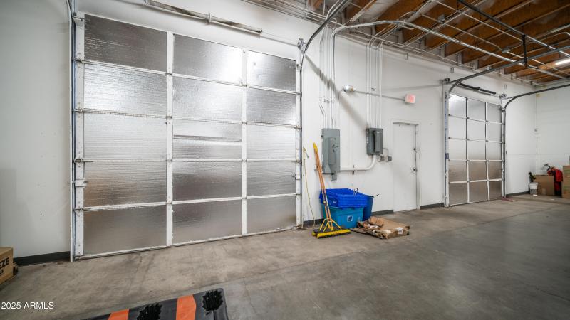 Two Grade Level Roll-Up Doors