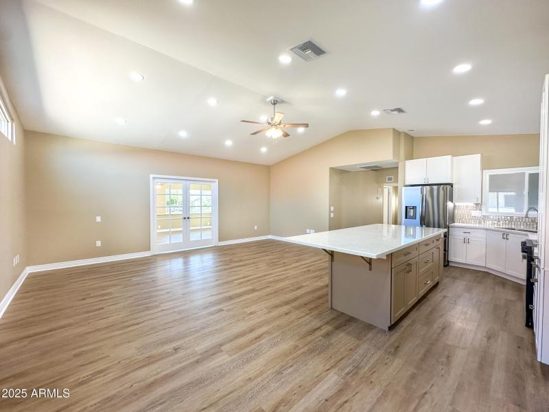 View from Dining area