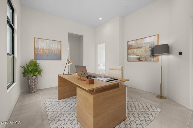 Virtually Staged Office DEN