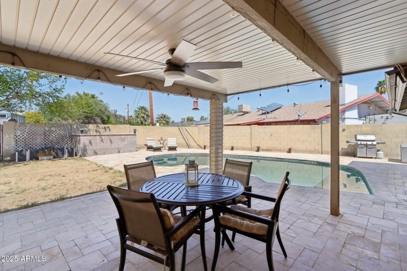 Expansive Covered patio