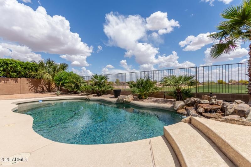 Pool overlooking Golf Course