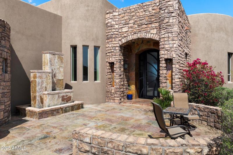 Inviting Courtyard with Water Feature
