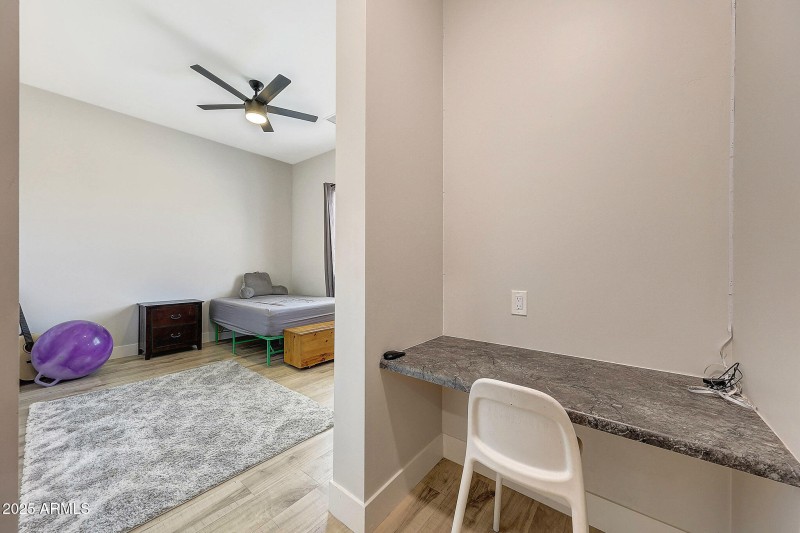 Ensuite Bedroom 2 with built in desk