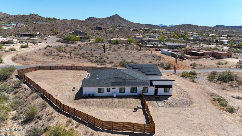 Drone directly to the east with mountain