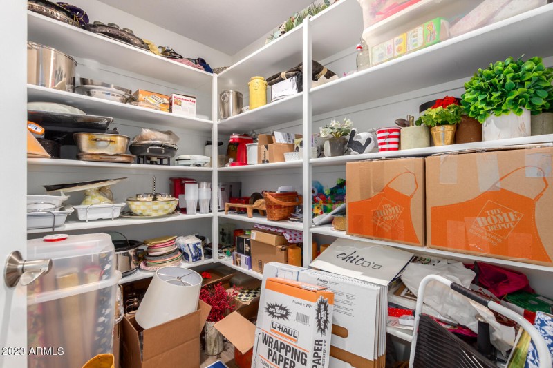 Walk-in Storage Pantry