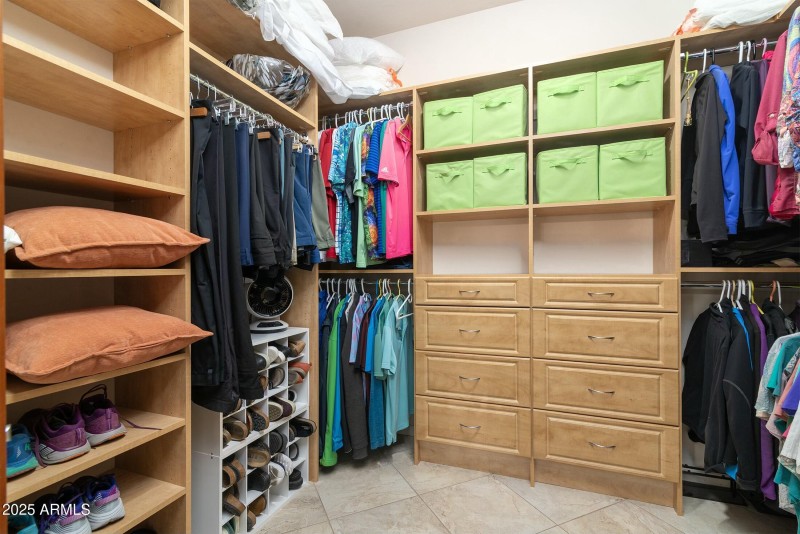 Master closet