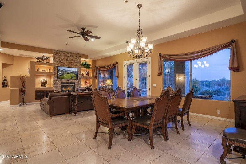 Formal Dining with Large Window