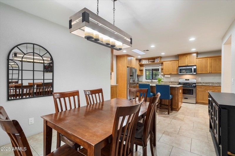 Dining Area Looking Into Kitchen