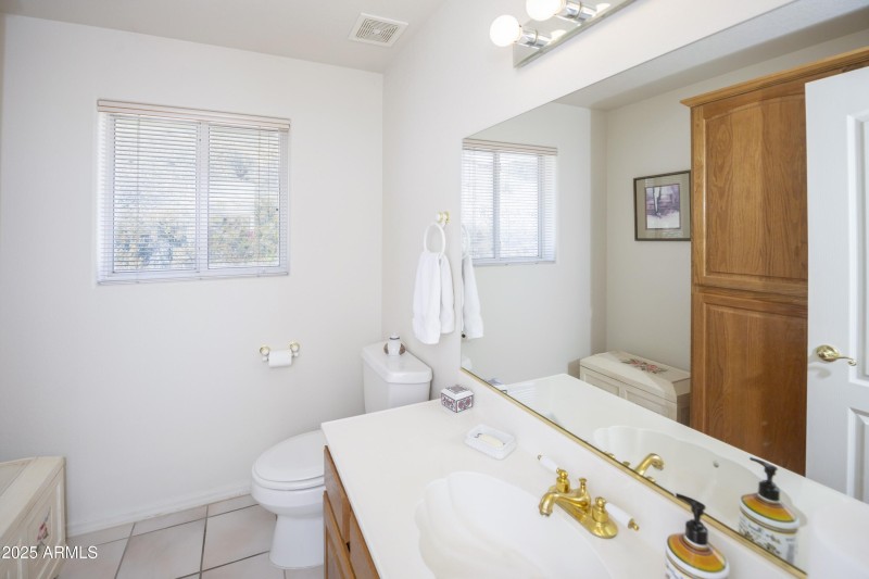 Upstairs Powder Room