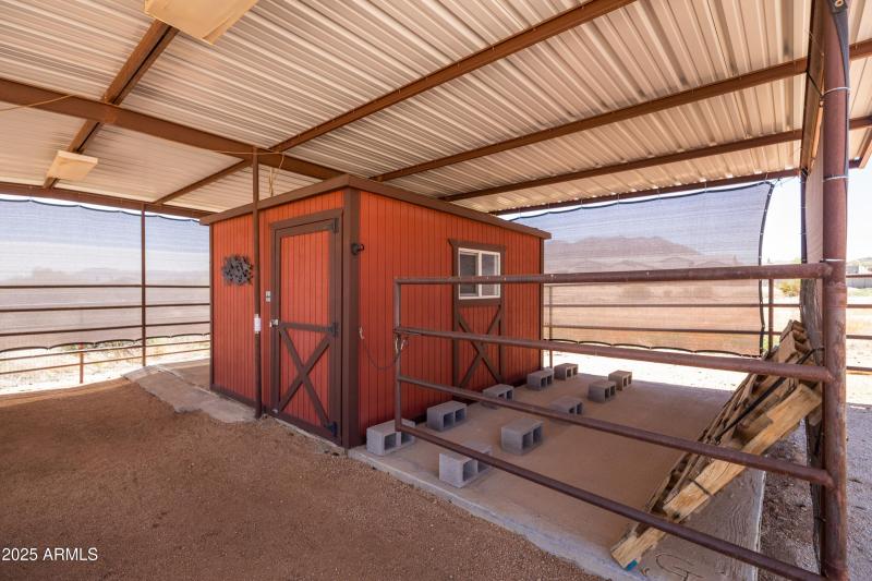 Tack Room & Feed Storage