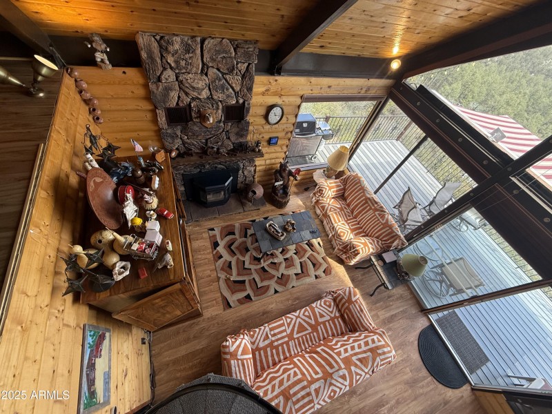 Living area from loft