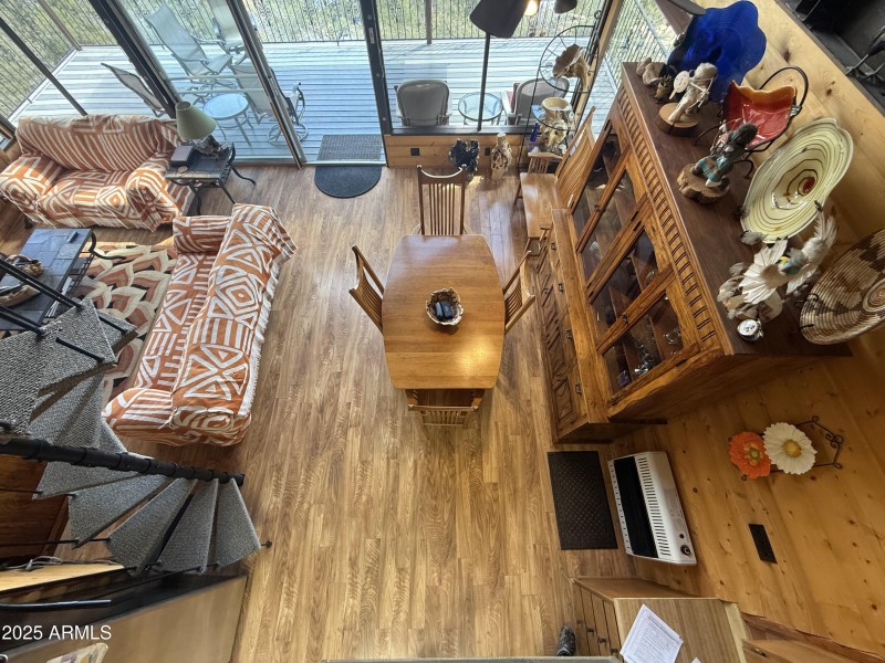 Dining area from loft