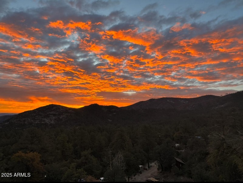 Sunset from the deck