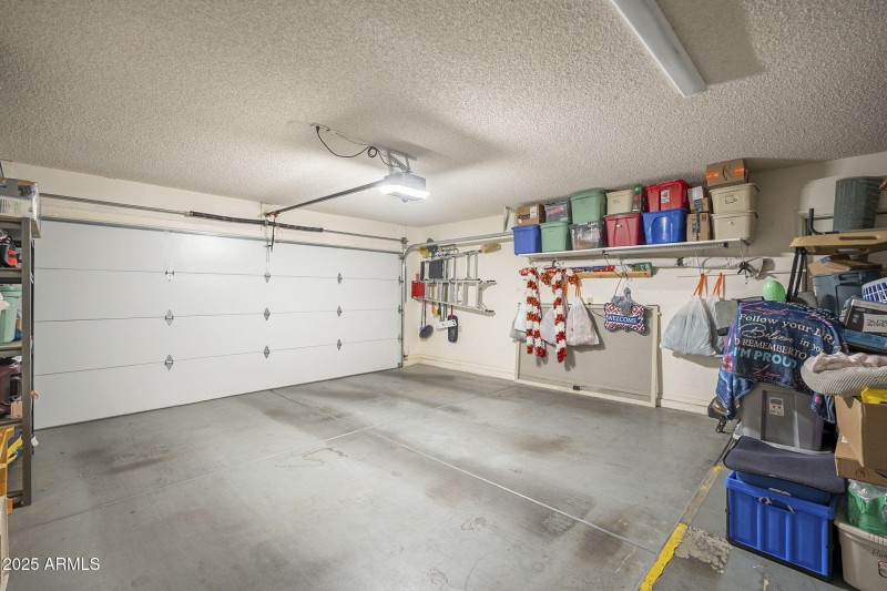 Garage-left side shelf