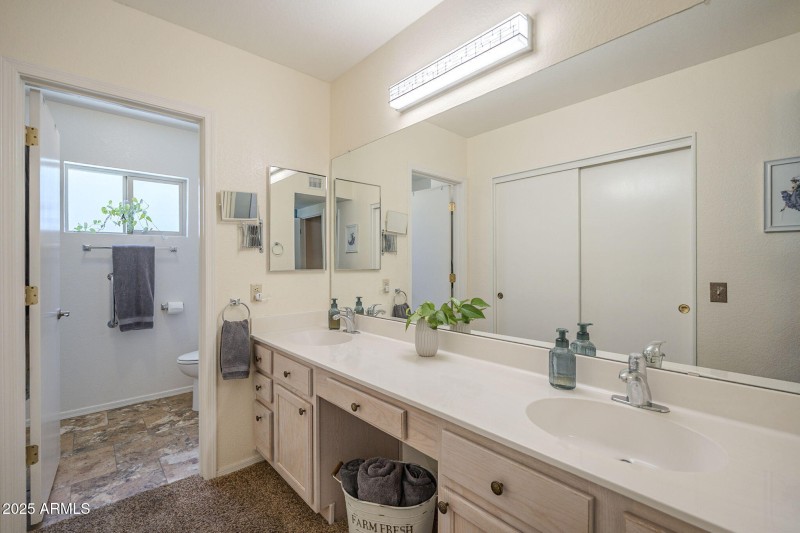 Master double vanity