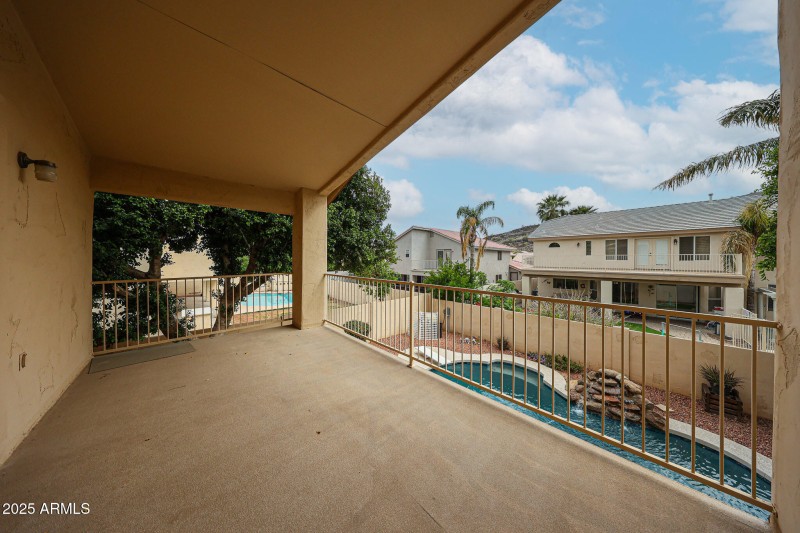 Balcony off primary bedroom