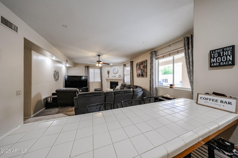 Family room light and bright