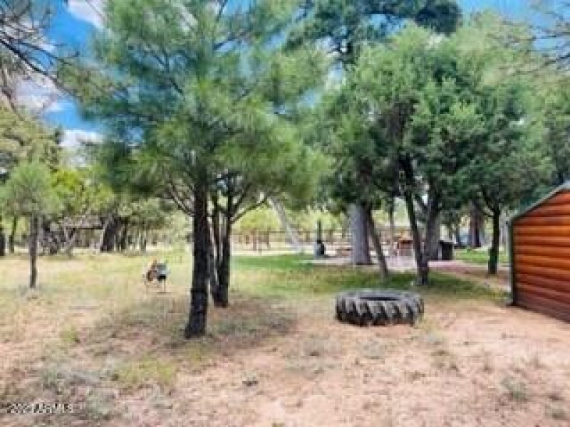 back side view of oversized lot