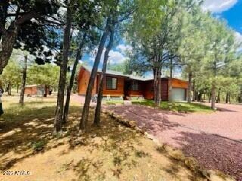 front left grass area