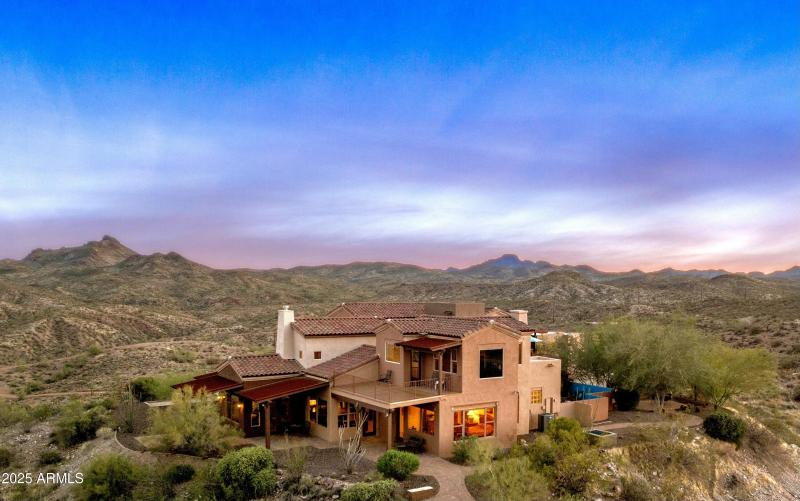 View of home from the north