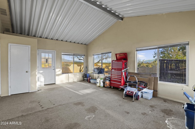 Enclosed Attached Storage Area