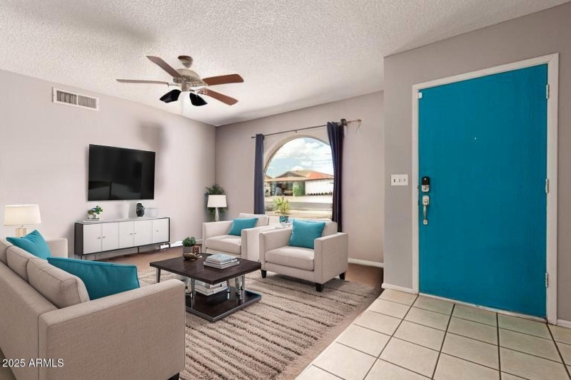 Front Living Room - Virtually Staged