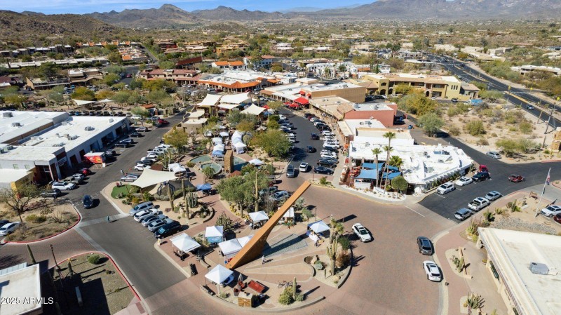 Aerial View of Downtown Carefree