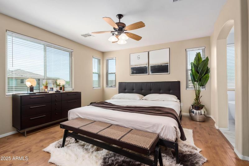 Virtually Staged - Primary Bedroom