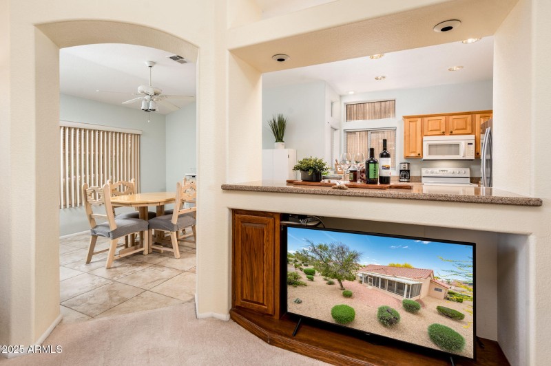 Open to Kitchen and Nook