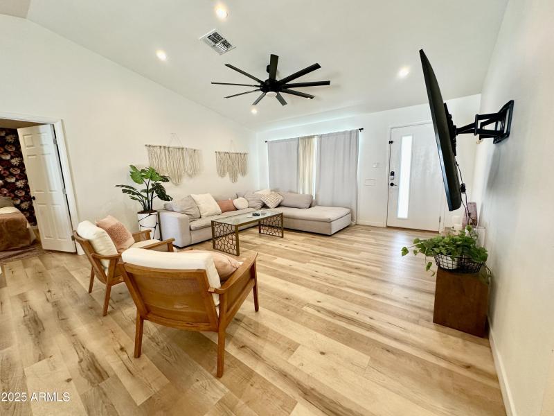 View toward front door