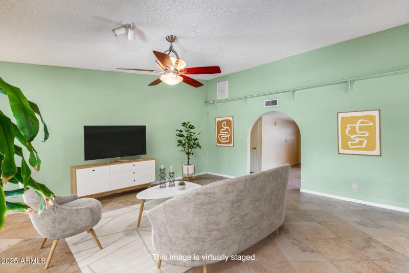 Virtually Staged - Family Room