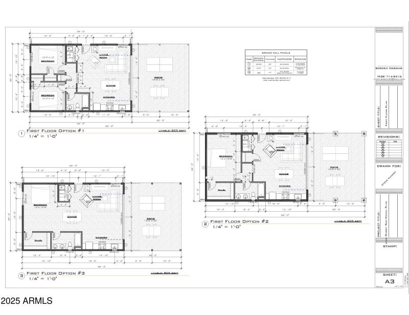Choose Floor Plans fbo Studio, 1 bed, 1