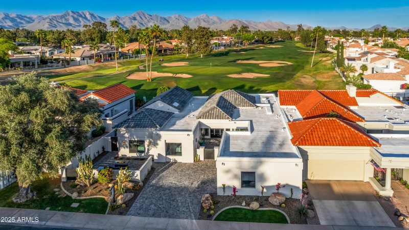 Golf Course & Mountain Backdrop