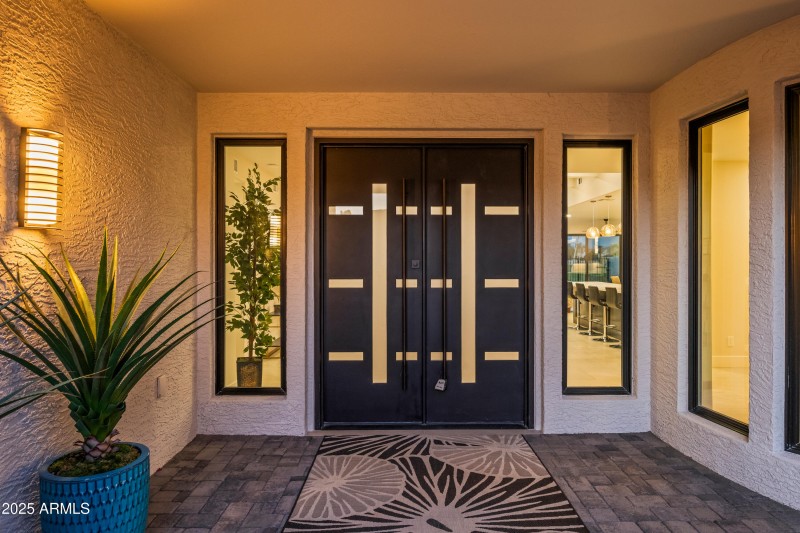 Designer Iron Double Doors