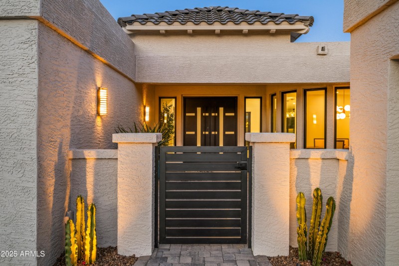 Secure Gated Entry Patio