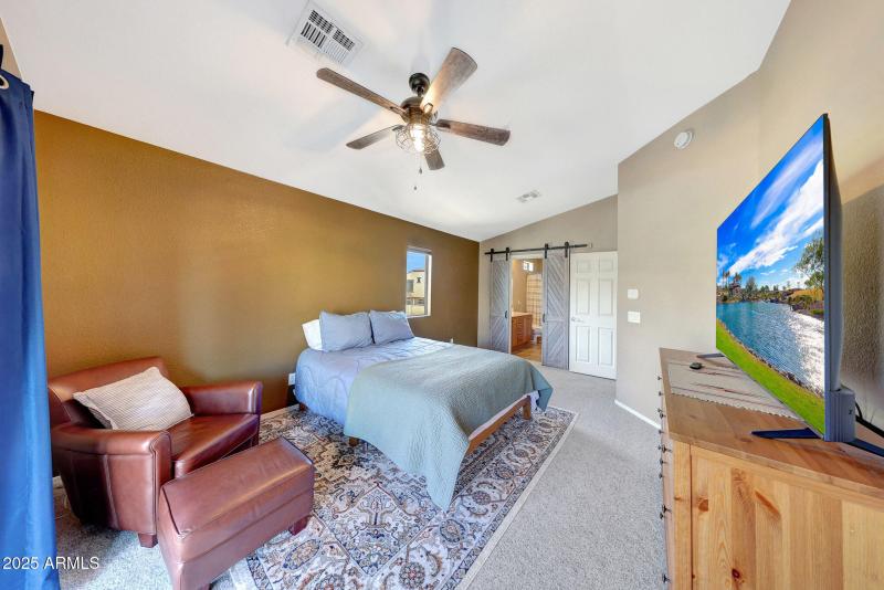 Master bedroom w/ private bath