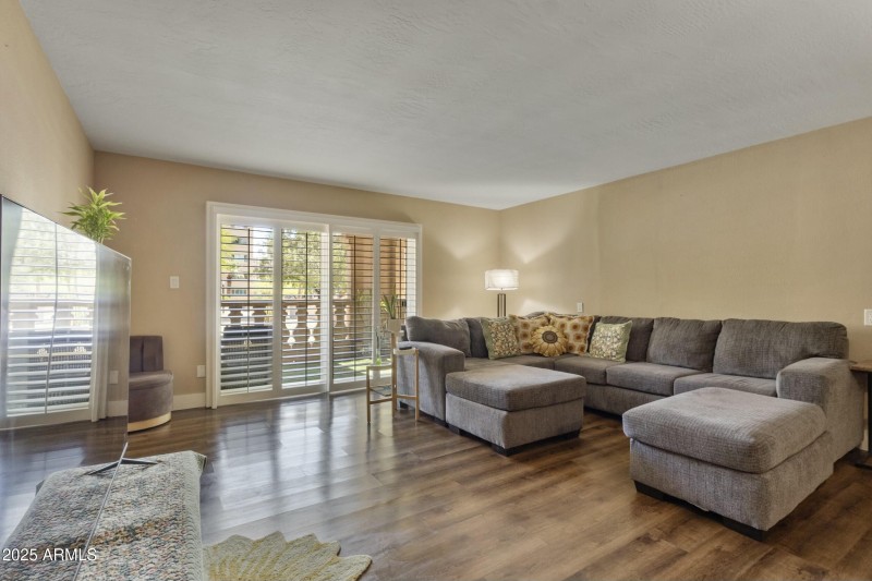 Great room and patio