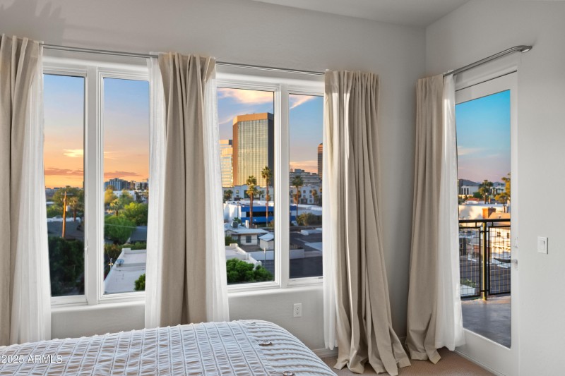 Balcony Access from Master Bedroom