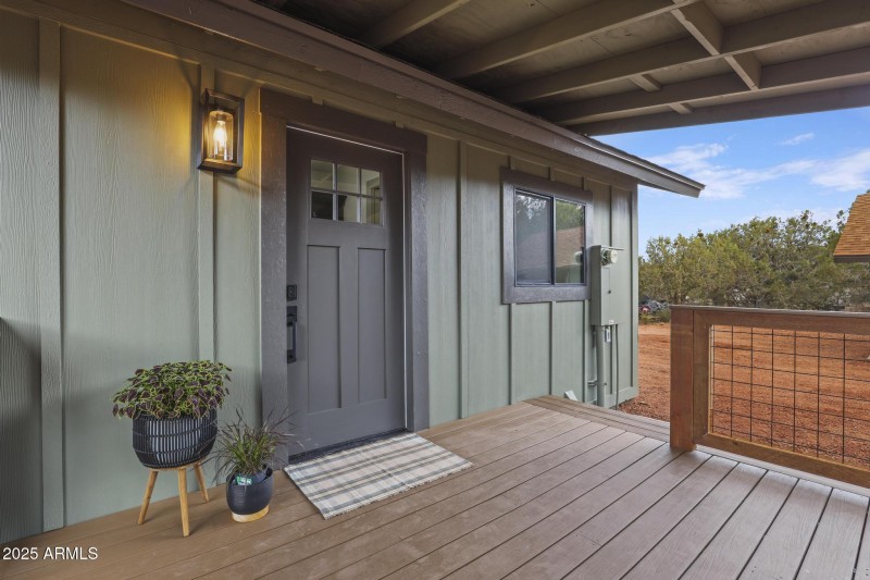 Back door/main entrance