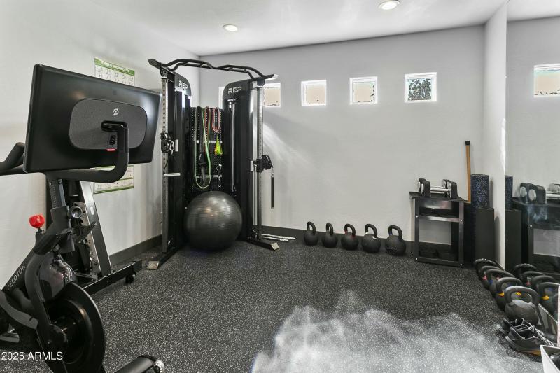 Private Gym in Primary Suite