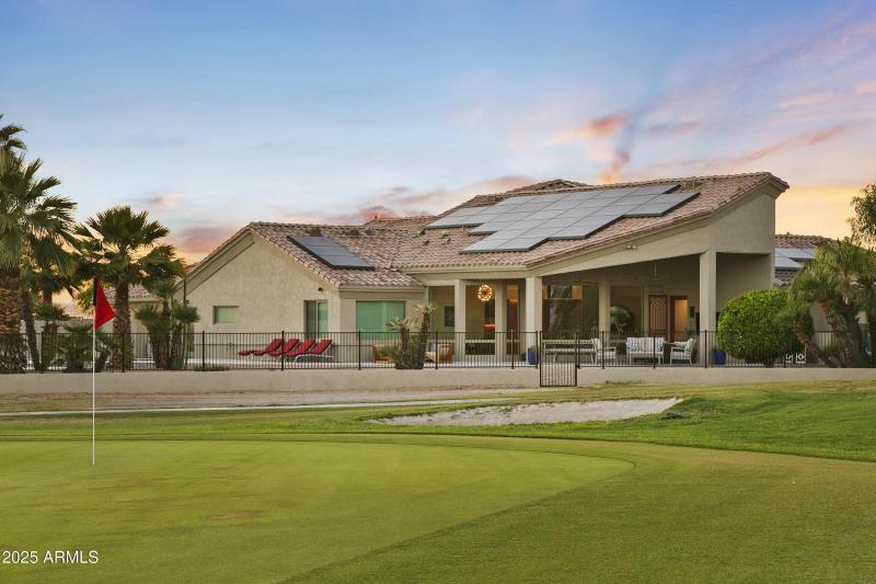 Located on 6th Green of Wigwam Red