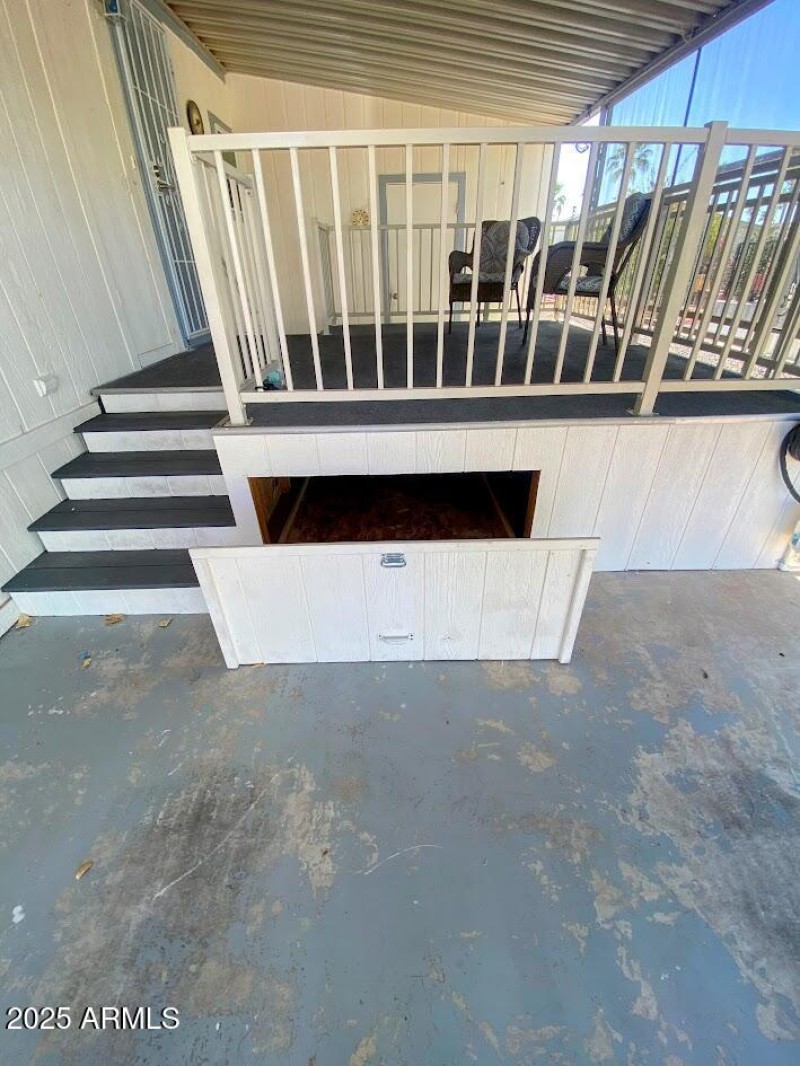 Storage Under Patio