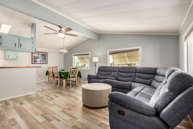 Living Room and Dining Area