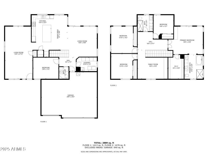 1ST:2ND FLOOR - FLOOR PLAN - KINGBIRD PL