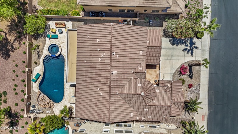 Aerial View of Home & Lot