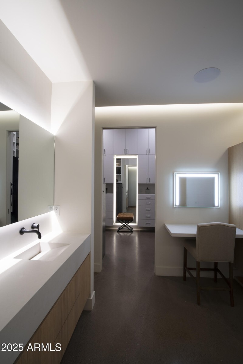 Primary Bath Toward 12ft Tall Closet