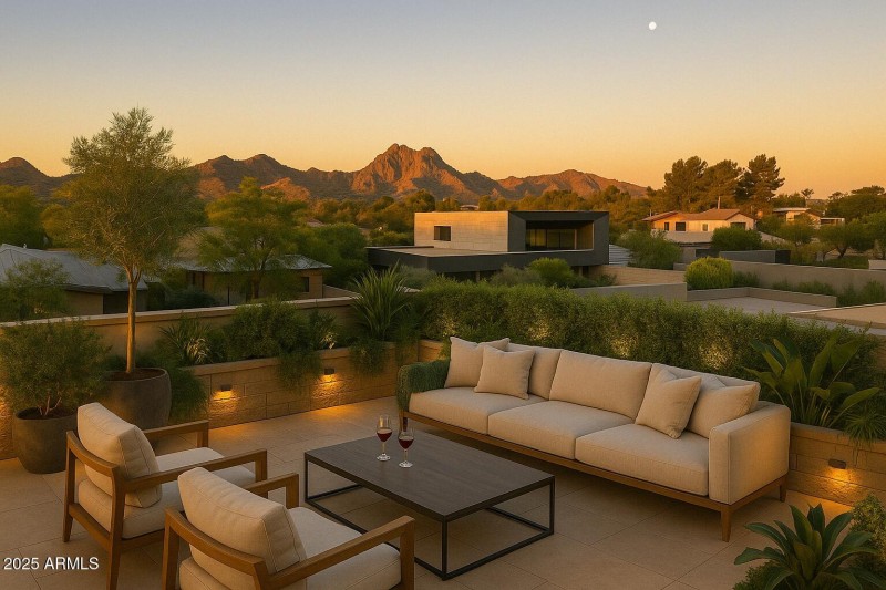 West Roof Deck Staged