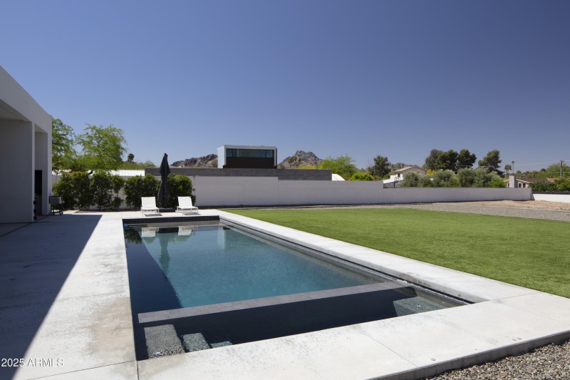 Pool/Hot Tub Looking South